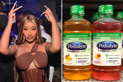 Cardi B spawns viral New Year’s Eve hangover cure: Pedialyte, baby - nypost.com