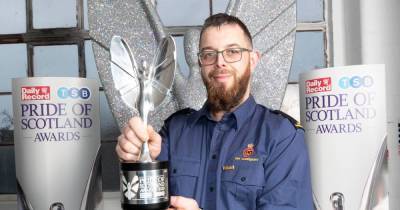 Scots lifesaver dedicates Pride of Scotland Award to tragic dad and son who passed away within months of each other - www.dailyrecord.co.uk - Scotland