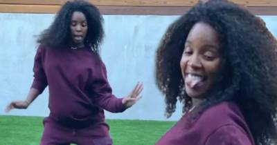 Pregnant Kelly Rowland shows off her dance moves in Instagram video - www.msn.com
