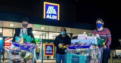 Aldi donates nearly 11,000 meals to Lanarkshire residents in need on Christmas Eve - www.dailyrecord.co.uk - Britain - Santa