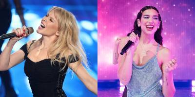 Dua Lipa Joins Kylie Minogue on 'Real Groove' Studio 2054 Remix - Listen Now! - www.justjared.com