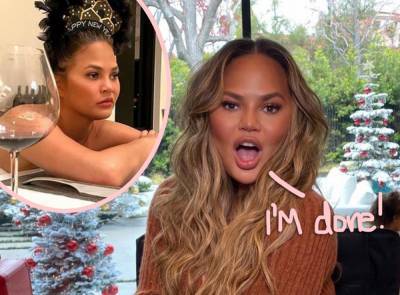 Chrissy Teigen Reveals Why She Quit Drinking: Tired Of 'Making An Ass Of Myself' & 'Feeling Like S**t' - perezhilton.com