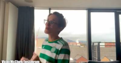 Celtic-daft Line of Duty star Vicky McClure dons Hoops top gifted by co-star Martin Compston for zany Hogmanay dance - www.dailyrecord.co.uk