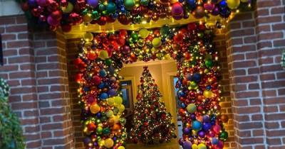 How to get an incredible festive door like Billie Faiers and Tom and Giovanna Fletcher on a budget - www.ok.co.uk