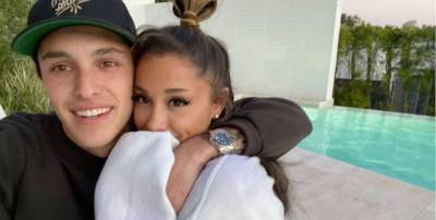Ariana Grande Makes It Clear She and Dalton Gomez Are Still Dating With Rare Kissing Photo - www.elle.com - Los Angeles