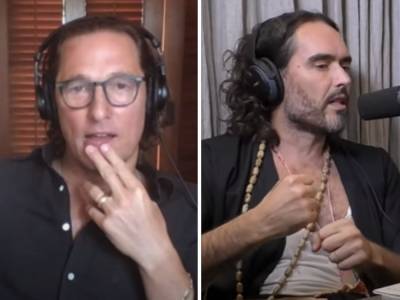 Matthew McConaughey And Russell Brand Share Their Thoughts On Hypocritical Hollywood Politics - etcanada.com - Britain