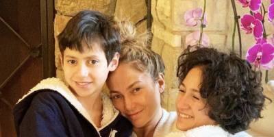 Jennifer Lopez's Twins, Emme and Max, Look Just Like Their Mom in a New Instagram Snap - www.harpersbazaar.com