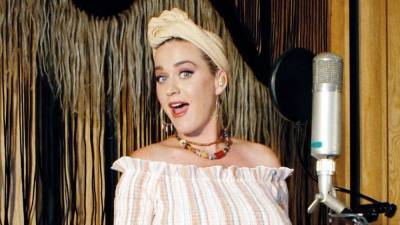 Katy Perry Flashes Her Spanx in Funny Video Three Months After Giving Birth - www.etonline.com