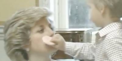 Prince William Helps Princess Diana With Her Makeup in an Adorable Rediscovered Video - www.harpersbazaar.com