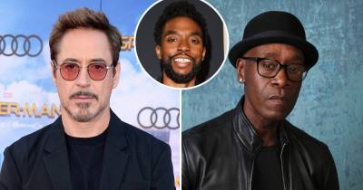 Robert Downey Jr. and Don Cheadle Honor ‘Greatest of All Time’ Chadwick Boseman at MTV Movie & TV Awards 2020 - www.usmagazine.com