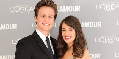 Lea Michele Introduces Son Ever Reich To BFF Jonathan Groff - www.justjared.com - Los Angeles