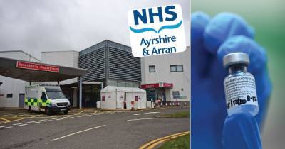 Covid vaccine arrives in Ayrshire as health chief reveals who'll get it first - www.dailyrecord.co.uk - Scotland