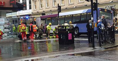 Person hit by bus on Queen Street in Glasgow sparking emergency response - www.dailyrecord.co.uk - city Glasgow