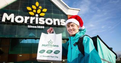 Morrisons customers can have Christmas shopping delivered in 30 minutes by Deliveroo - www.dailyrecord.co.uk