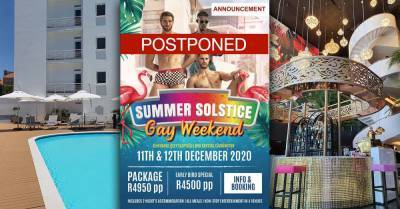 Summer Solstice Gay Weekend postponed over Covid-19 fears - www.mambaonline.com