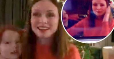 Sophie Ellis-Bextor's son Jesse, 5, crashes her BBC interview - www.msn.com