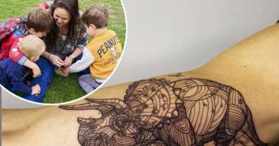 Tom Fletcher reveals new triceratops tattoo inspired by his family - www.msn.com