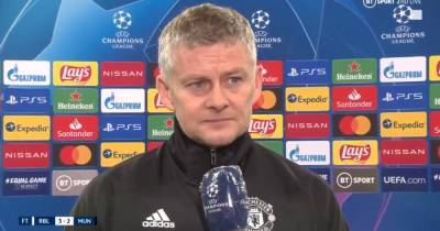 Ole Gunnar Solskjaer pinpoints moment Manchester United lost control in Champions League campaign - www.manchestereveningnews.co.uk - Manchester - city Istanbul