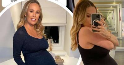 Pregnant Kate Ferdinand reveals she tore her stomach muscles - www.msn.com