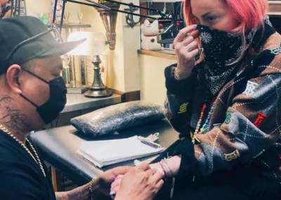 ‘Inked for The Very First Time’: Madonna shares behind-the-scenes photos of first tattoo at 62 - www.msn.com