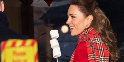 Kate Middleton Wore the Most Festive Outfit to Toast Marshmallows on the Royal Tour - www.marieclaire.com