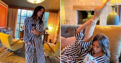 Here's where you can get Victoria Beckham's £220 striped pyjamas for £15 - www.ok.co.uk