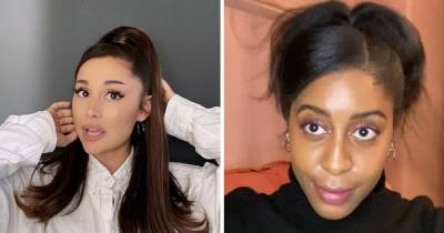 Copy Ariana Grande’s signature high ponytail without the headache with this clever TikTok hack - www.ok.co.uk