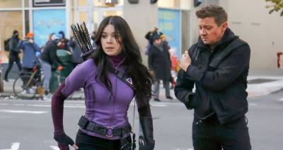 Jeremy Renner Passes On the Arrows to Hailee Steinfeld on 'Hawkeye' Set, Plus a Possible Villain Revealed! - www.justjared.com - New York