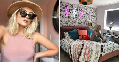 Lucy Fallon home: Inside former Coronation Street star's eccentric house with animal print wallpaper and pink bathroom - www.ok.co.uk