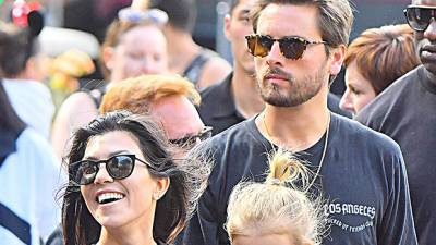 Kourtney Kardashian Fans Go Wild As They Speculate She’s Wearing Scott Disick’s Shirt In New Photo - hollywoodlife.com