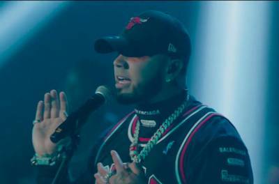 Anuel AA Gushes Over Billie Eilish, Performs 'No Llores Mujer' on 'James Corden': Watch - www.billboard.com - Spain - Puerto Rico