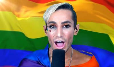 Frankie Grande Covers 'Rain on Me' While Celebrating Three Years of Sobriety - Watch Now - www.justjared.com