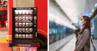Face mask vending machines are now popping up in shopping centres and stations - www.ok.co.uk