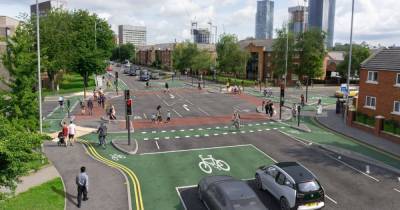 Road closures to complete UK's first cycling and walking junction in south Manchester - www.manchestereveningnews.co.uk - Britain - Manchester