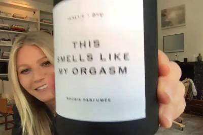Gwyneth Paltrow plugs ‘Smells Like My Orgasm’ candle with help from son Moses - nypost.com - Turkey - Goop