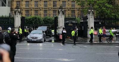 Boris Johnson's car in crash outside House of Commons after protester runs into road - www.manchestereveningnews.co.uk - Turkey - Kurdistan
