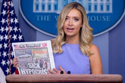 As Reporters Query Secretary Kayleigh McEnany On COVID-19 Precautions At Donald Trump Rally, She Complains About Media Double Standard - deadline.com - county Tulsa