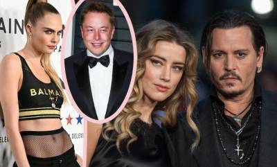 Amber Heard Had A Threesome With Cara Delevingne & Elon Musk While Married To Johnny Depp, According To New Testimony - perezhilton.com