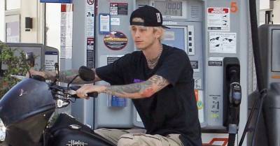 Machine Gun Kelly Goes for Motorcycle Ride After Saying He's 'In Love' with Megan Fox - www.justjared.com - county Sherman - county Love