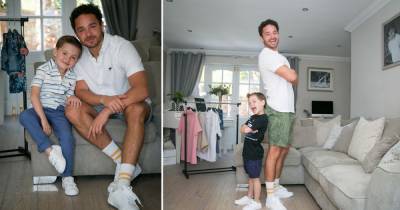 Adam Thomas and son Teddy look adorable in this supermarket Father's Day campaign - www.ok.co.uk