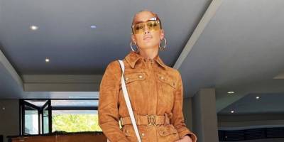 Jennifer Lopez Rocked a Head-to-Toe Leather Look for a Recording Studio Session - www.harpersbazaar.com