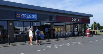 Greggs Ayrshire branches open with limited menu and changes inside stores - www.dailyrecord.co.uk - Scotland