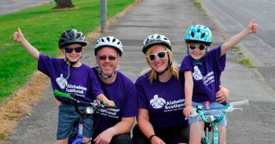 A Dumfries family cycle raises £500 for charity - www.dailyrecord.co.uk