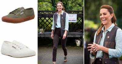 Kate Middleton opts for a casual look for garden centre visit and you can get her exact shoes here — and they're under £50 - www.ok.co.uk