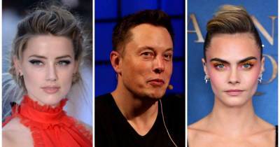 Elon Musk denies having a threesome with ex Amber Heard and Cara Delevingne - www.msn.com