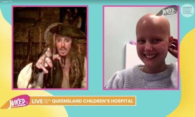 Johnny Depp Makes Virtual Visit To Children’s Hospital As Captain Jack Sparrow - etcanada.com - Australia