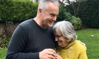 Huw Edwards delights fans with rare photo of lookalike mum - hellomagazine.com