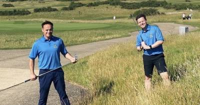 Ant and Dec reunite for game of golf after being apart for months because of lockdown - www.ok.co.uk