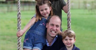 Prince William Smiles With Kids George, Charlotte and Louis in New Photo Taken by Duchess Kate for His 38th Birthday - www.usmagazine.com - Charlotte