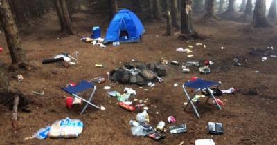 Cops issue warning after Scots beauty spot trashed by litter louts - www.dailyrecord.co.uk - Scotland